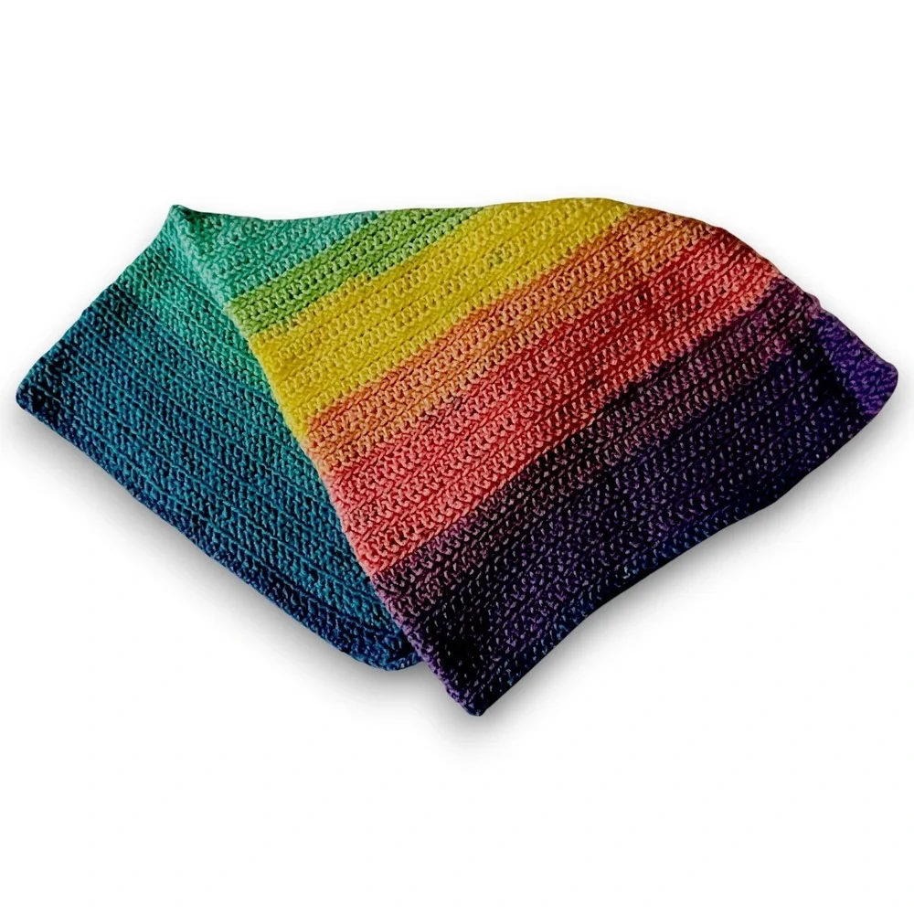Hand Crocheted Blanket Baby Lap Afghan Light weight Blanket‎ 26